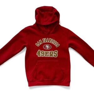 Kids Red 49ers Hoodie Size M (10/12)